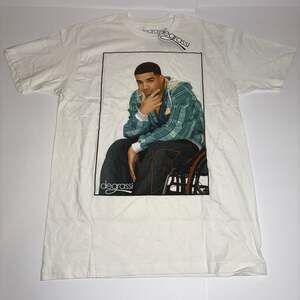 Degrassi Men Jimmy Brooks Drake Wheelchair Photo White T-Shirt Size M